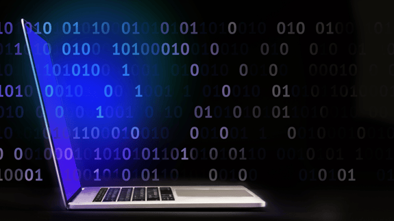 Laptop and code 
