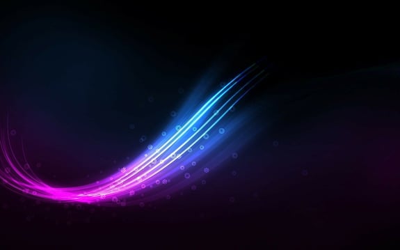 Pink and blue light wave 